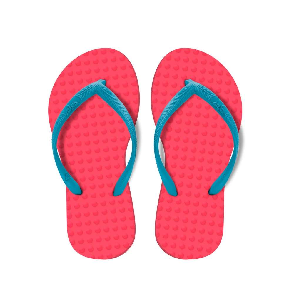 CHINELO INFANTIL GREEN FLIP FLOPS MELANCIA CORREIA TURQUESA ECOLÓGICO
