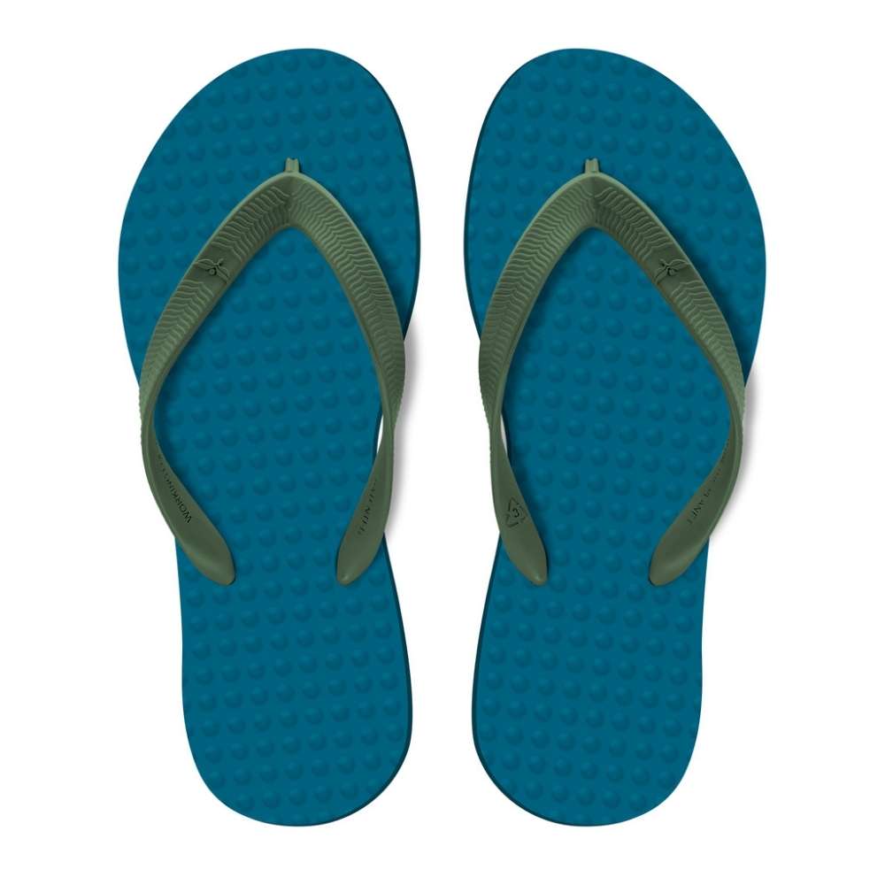 CHINELO MASCULINO GREEN FLIP FLOPS MARINHO CORREIA MUSGO ECOLÓGICO