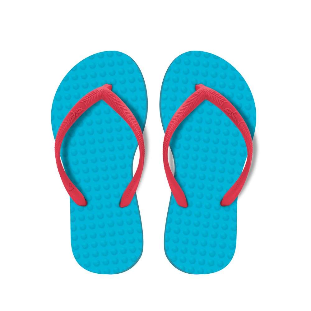 CHINELO INFANTIL GREEN FLIP FLOPS TURQUESA CORREIA MELANCIA ECOLÓGICO